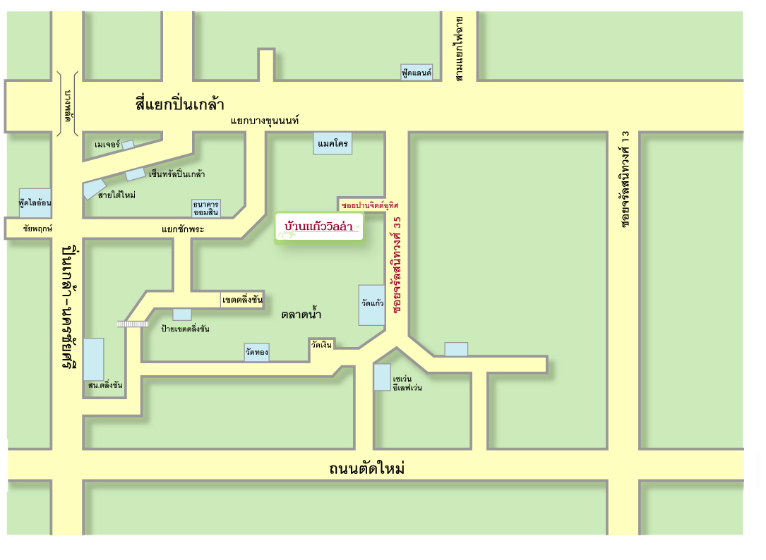 map of BaanKaewVilla